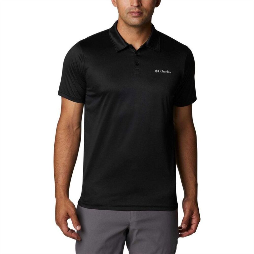 Columbia Mens Short-Sleeved Polo Shirt / Black